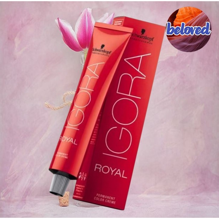 (ไม่แถมไฮ) Schwarzkopf IGORA ROYAL 60 ml ครีมเปลี่ยนสีผม แบบถาวร