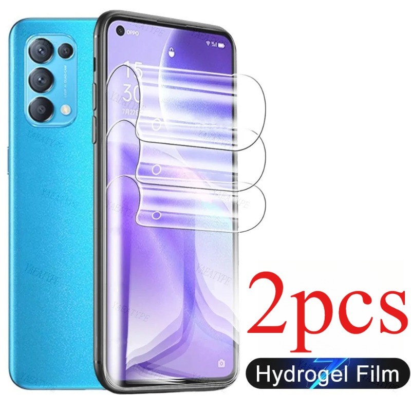 2 ชิ้นฟิล์มไฮโดรเจลป้องกันหน้าจอสําหรับOPPO A1 A1x A2 A3 A3x A5 A5x A80 A97 A98 A79 Proพลังงาน 4G 5G