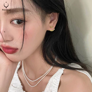 ต่างหูผู้หญิง ดีไซน์เก๋ หลากหลาย ลูกไม้ ขอบโค้งมน โบว์ น้ำหนักเบา หรูหรา ไฮเอนด์ หวาน