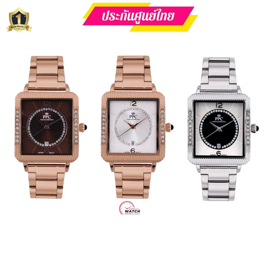Paris Polo Club PPC-EA18นาฬิกาผู้หญิงParis Polo นาฬิกาปารีสโปโลสุดหรูของแท้ประกันศูนย์ไทย