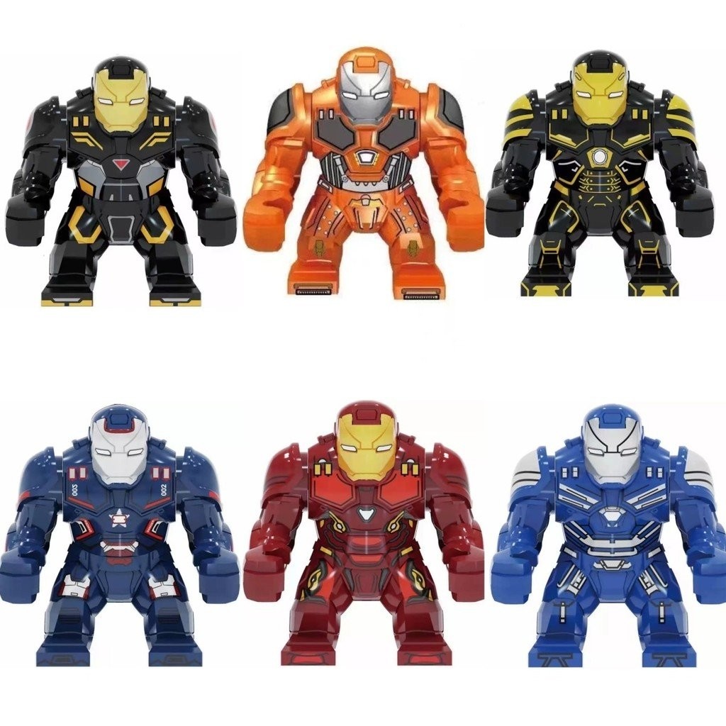 บล็อกตัวต่อที่เข้ากันได้ Avengers Anti-Hulk Steel Mecha War ประกอบหุ่นยนต์ของเล่น Minifigure ขนาดใหญ