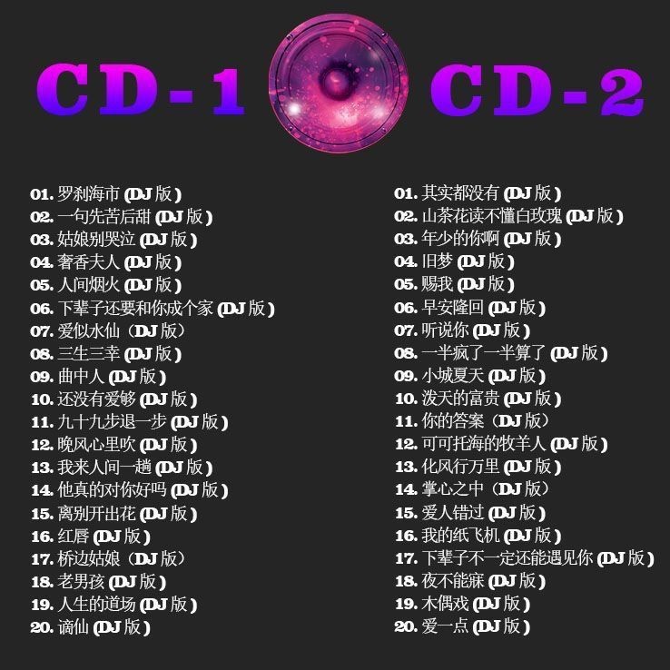 [สต๊อกพร้อมจัดส่งที่รวดเร็ว] 2024 รถยนต์ cd เพลง dj CD Kuaishou เพลงยอดนิยม Lossless cd Universal cd