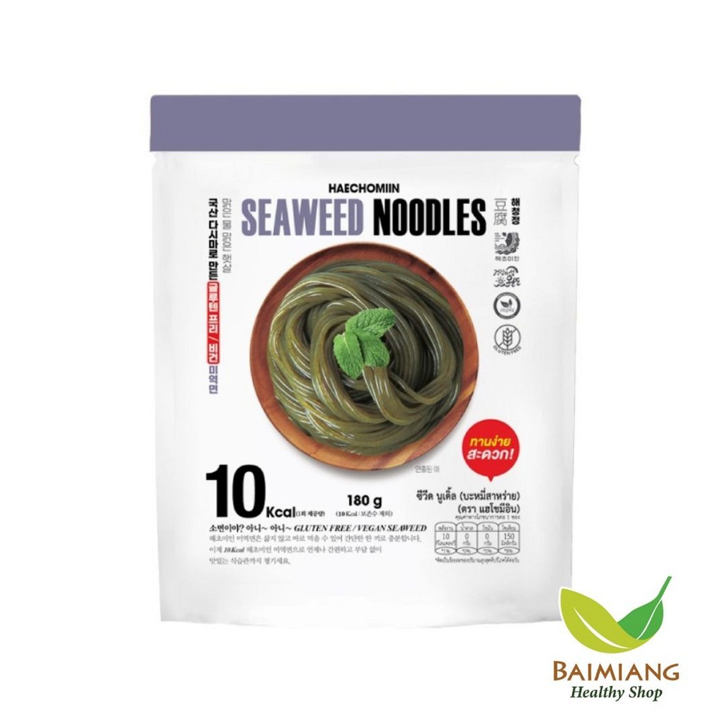 HAECHOMIIN ซีวีดนูเดิ้ล บะหมี่สาหร่าย ขนาด 180 g. (05636)
