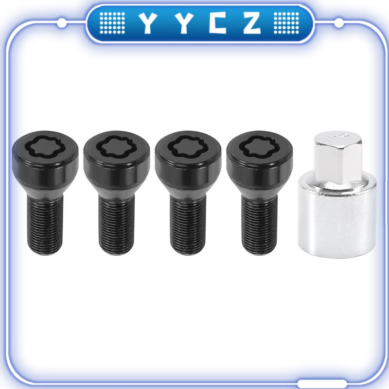 ✨Yycz ที✨Anti-Theft WHEEL STUD Bolt locks 14X1.25MM สำหรับ BMW high Security Type WHEEL LOCK set 361