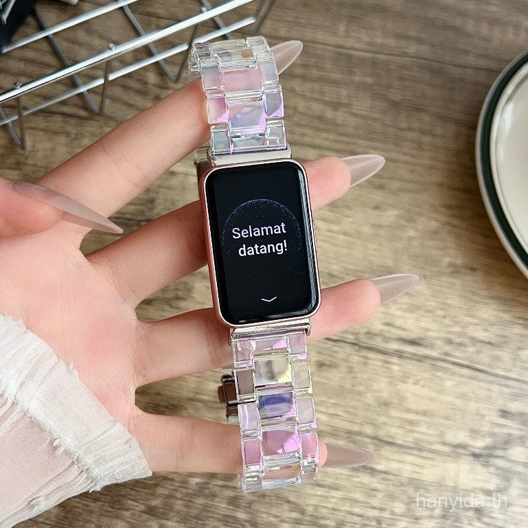 สายนาฬิกาสะท้อนแสงเคลือบเงาสีสันสดใสสําหรับ Galaxy fit 3 Strap และ Galaxy fit3 Strap Designed fit 3 