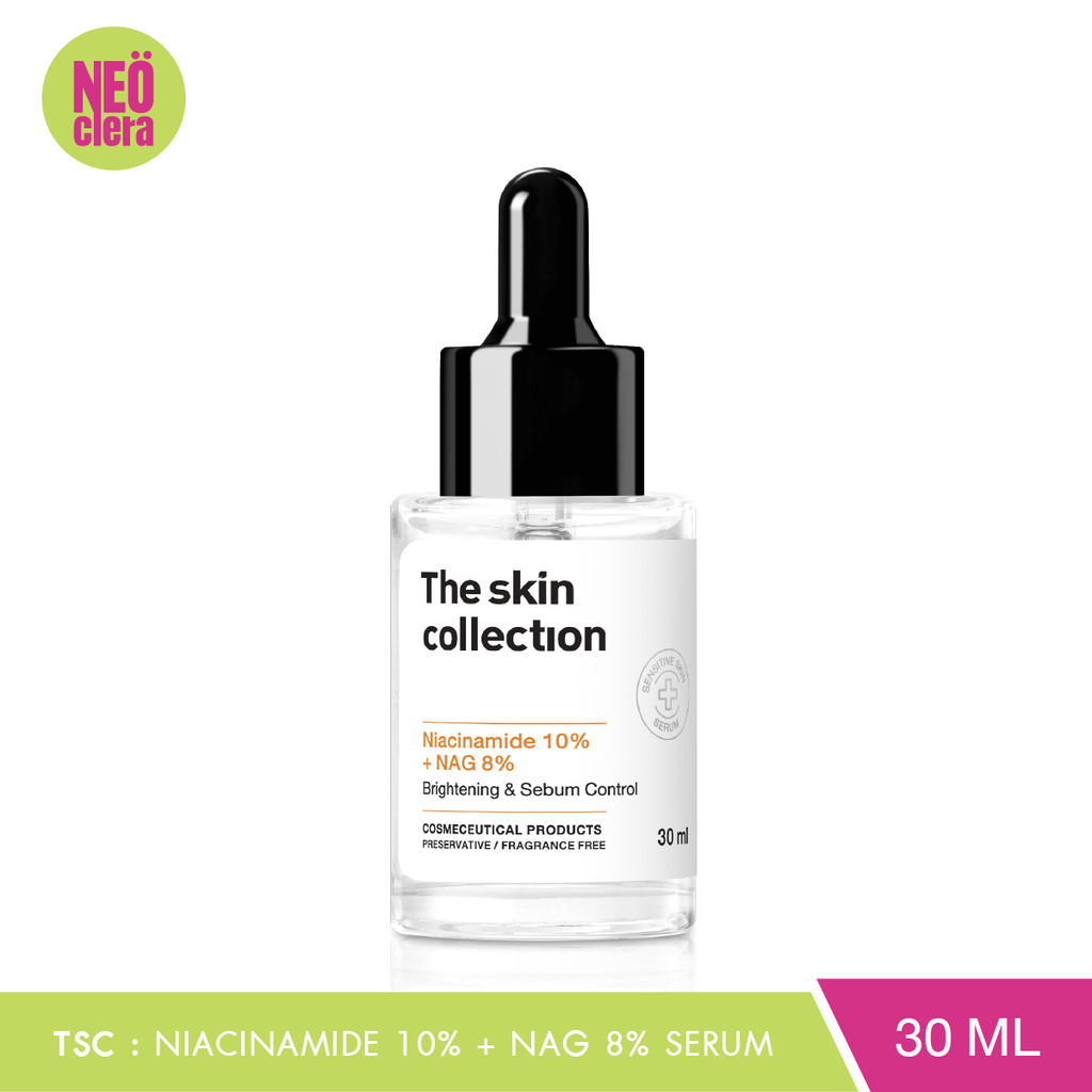 The Skin Collection Serum Niacinamide 10% + NAG 8% เซรั่มเสริมเกราะผิว ลดเลือนจุดด่างดำ 30ml
