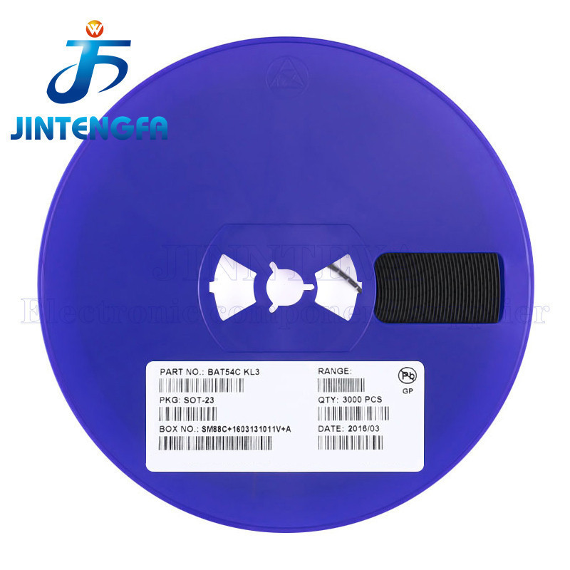 3000PCS BAT54 BAT54A BAT54C BAT54S KL1 KL2 KL3 KL4 L4W WV3 WW1 WV4 SOT-23 30V 200ma SCHOTTKY BARRIER