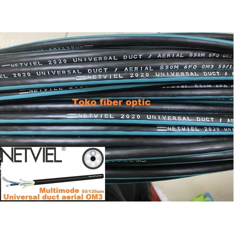Netviel 4 Core OM3 Multimode Universal Duct Cable, Single Jacket 50/12