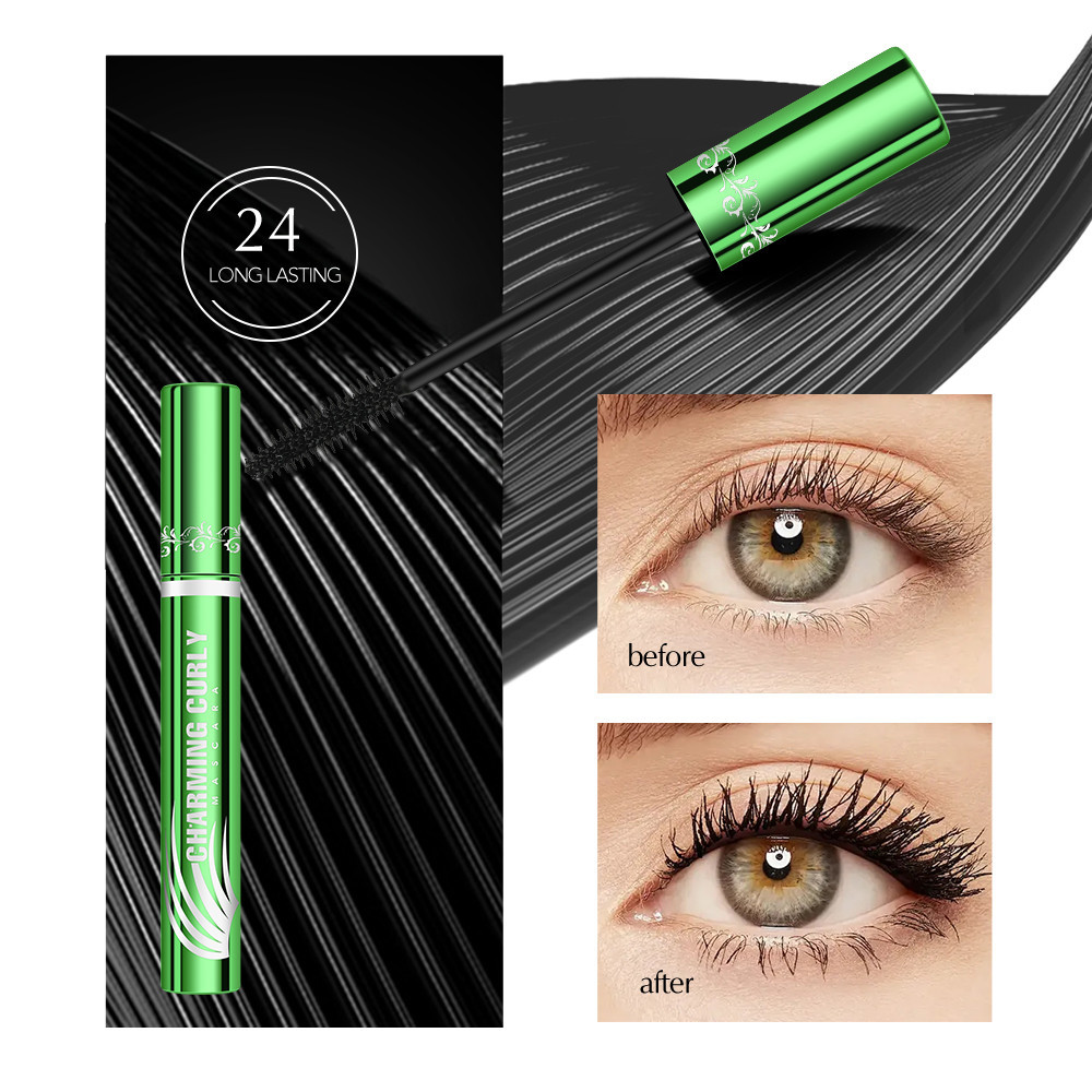 YTL Shedoes มาสคาร่ากันน้ํา Curling ยาว Smudge Proof Volumizing สําหรับผู้เริ่มต้น Big Eye Effect - 4