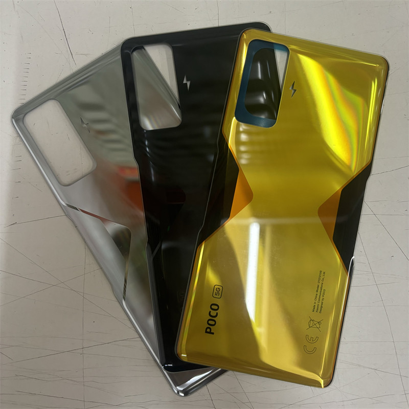A+++ สําหรับ Xiaomi Poco F4 GT กระจกฝาครอบแบตเตอรี่ด้านหลังด้านหลังประตู Mi F4GT 21121210อะไหล่เปลี่ยนฝาหลังแบตเตอรี่ G