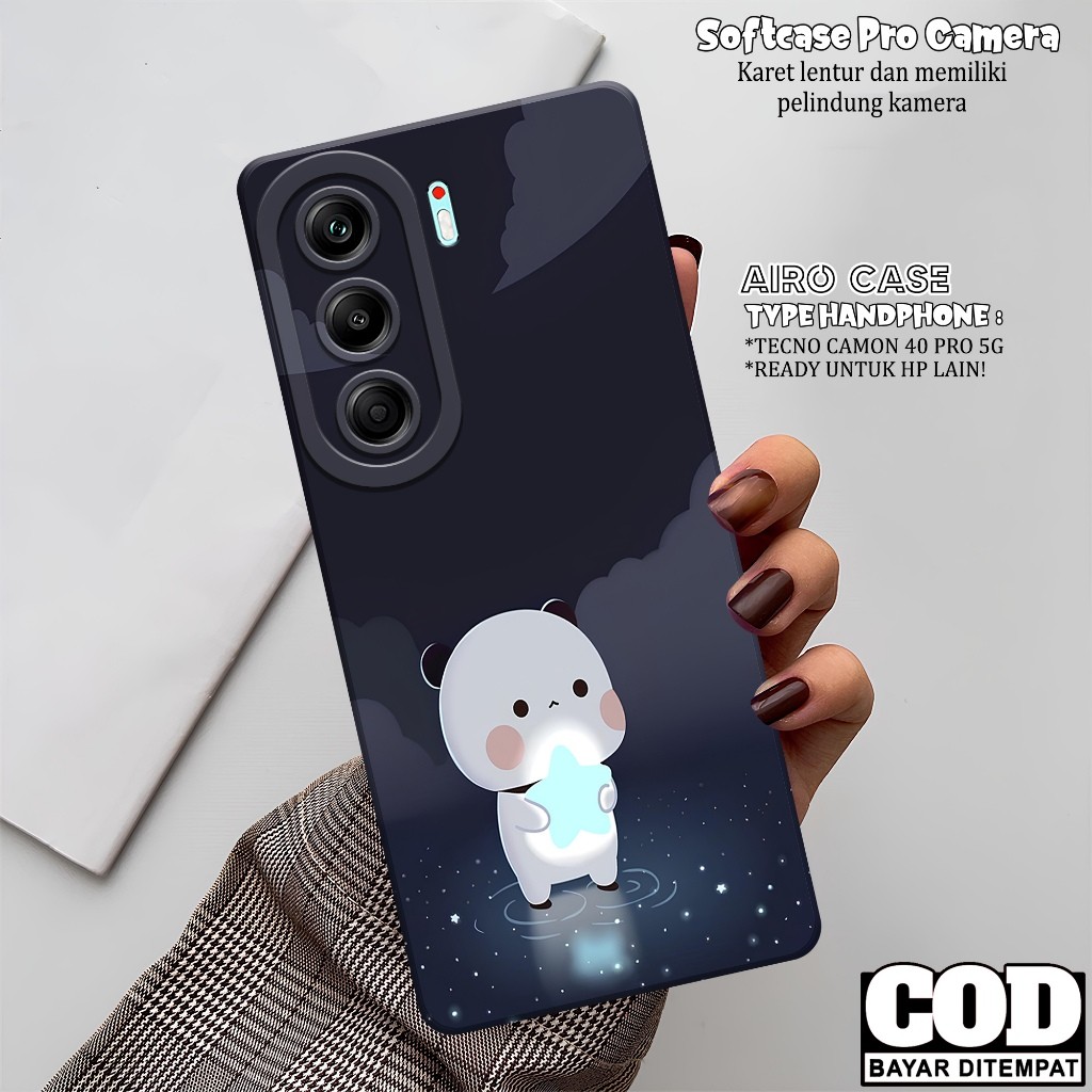 เคส HP TECNO CAMON 40 PRO 5G 2025 - TECNO CAMON 40 PRO 5G Softcase - เคสแฟชั่นการ์ตูน - CAMON 40 PRO