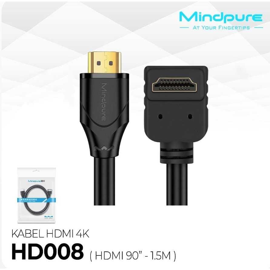 Mindpure HD008 สาย HDMI 4K 90" โหมด L - 1.5 เมตร