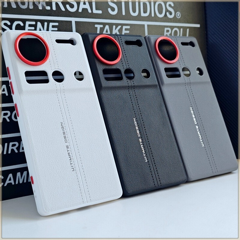 เคสโทรศัพท์สําหรับ Nubia Z70 Ultra Z70s Ultra หนังเลนส์โลหะป้องกันฝาครอบปลอกบาง