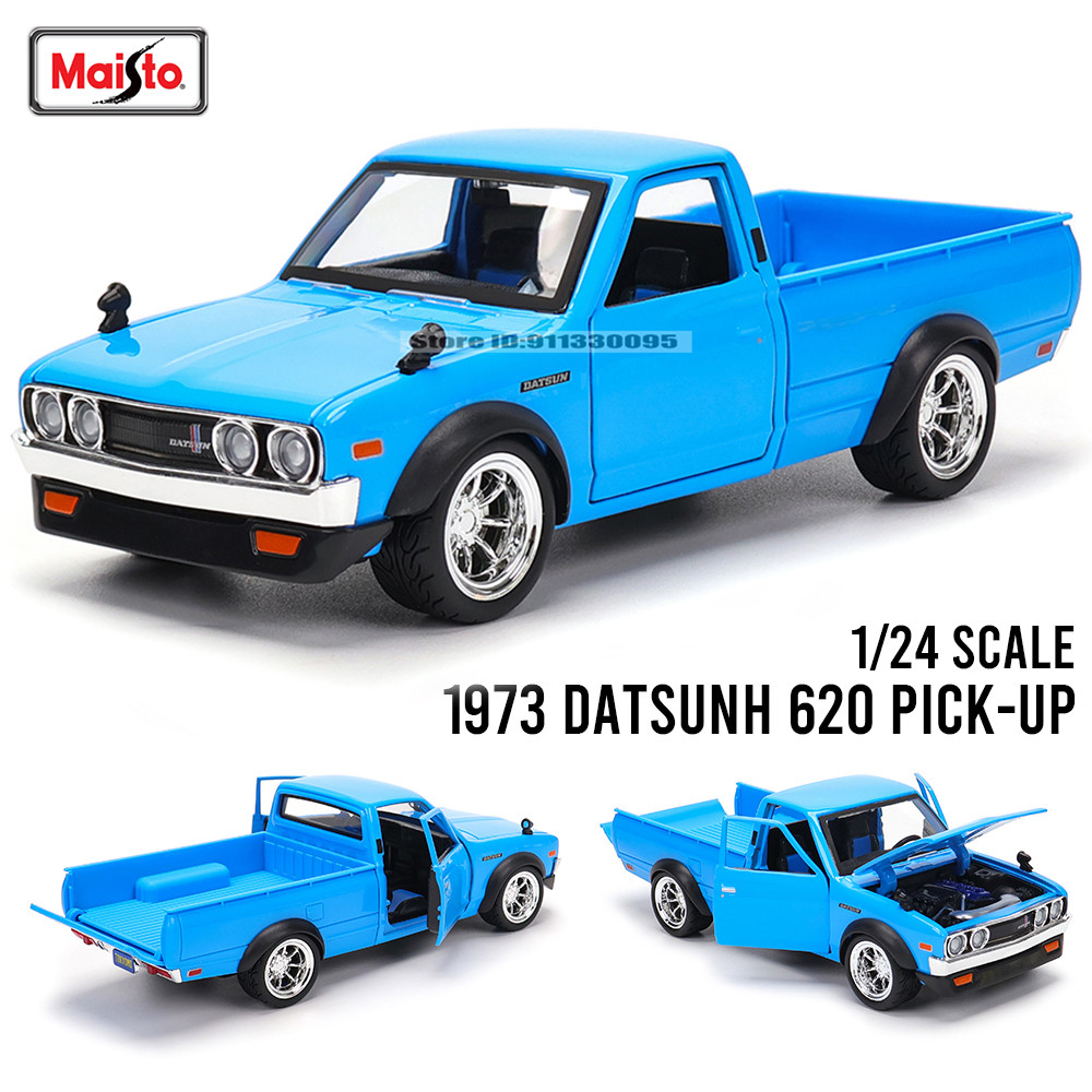 Maisto 1:24 1973 Datsun 620 Pick-up Car Classic Edition จําลองรถรุ่นคอลเลกชันของขวัญของเล่นเด็กผู้ชา