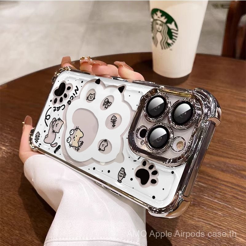 3 In1 Cat Claw สําหรับ Huawei Nova9 9 Pro 9se 6 7 7se 7 Pro 8 8se 8 Pro โทรศัพท์กรณี Soft Anti fall 