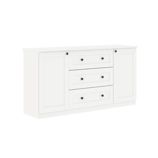 Koncept Furniture ตู้เตี้ย รุ่น Moneta สีขาว (150x45x80 ซม.) แบรนด์ KONCEPT FURNITURE