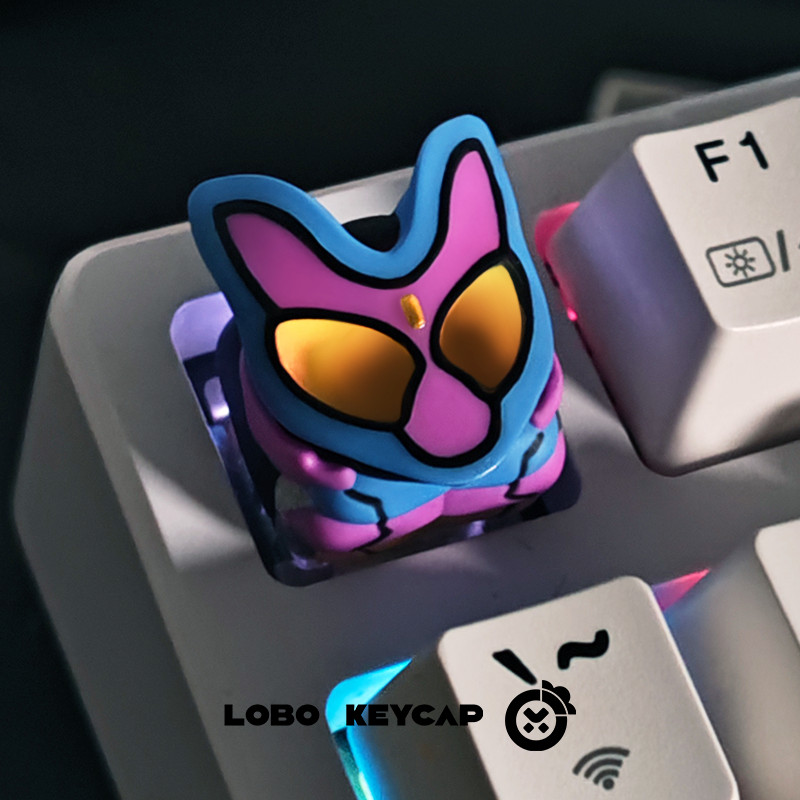 Kamen Rider Keycaps Cool การ์ตูน MX สวิทช์ 3D เรซิ่น Keycaps ESC DIY สร้างสรรค์ส่วนบุคคล Masked Ride