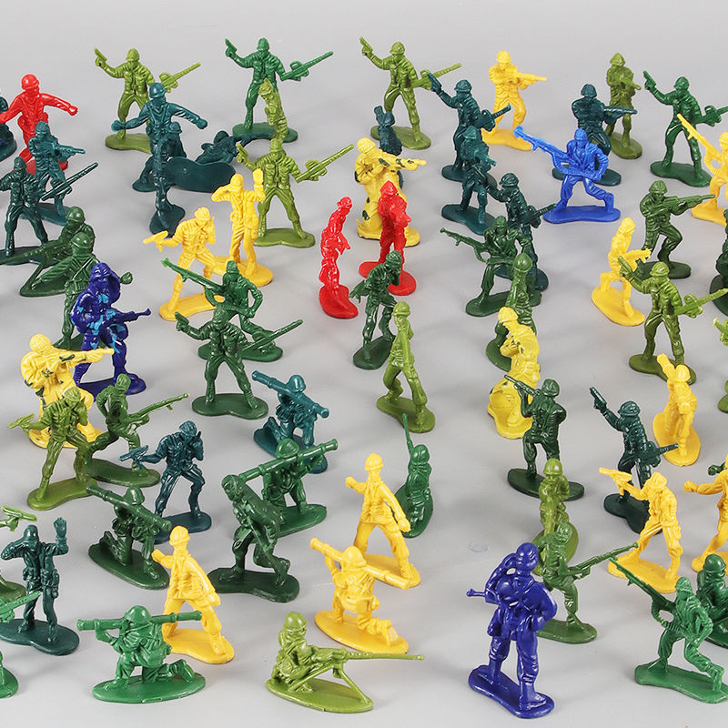 Mini Nostalgic Soldier Military Suit อุปกรณ์การศึกษาปฐมวัย Boy ของเล่นพลาสติก World War II Soldier T