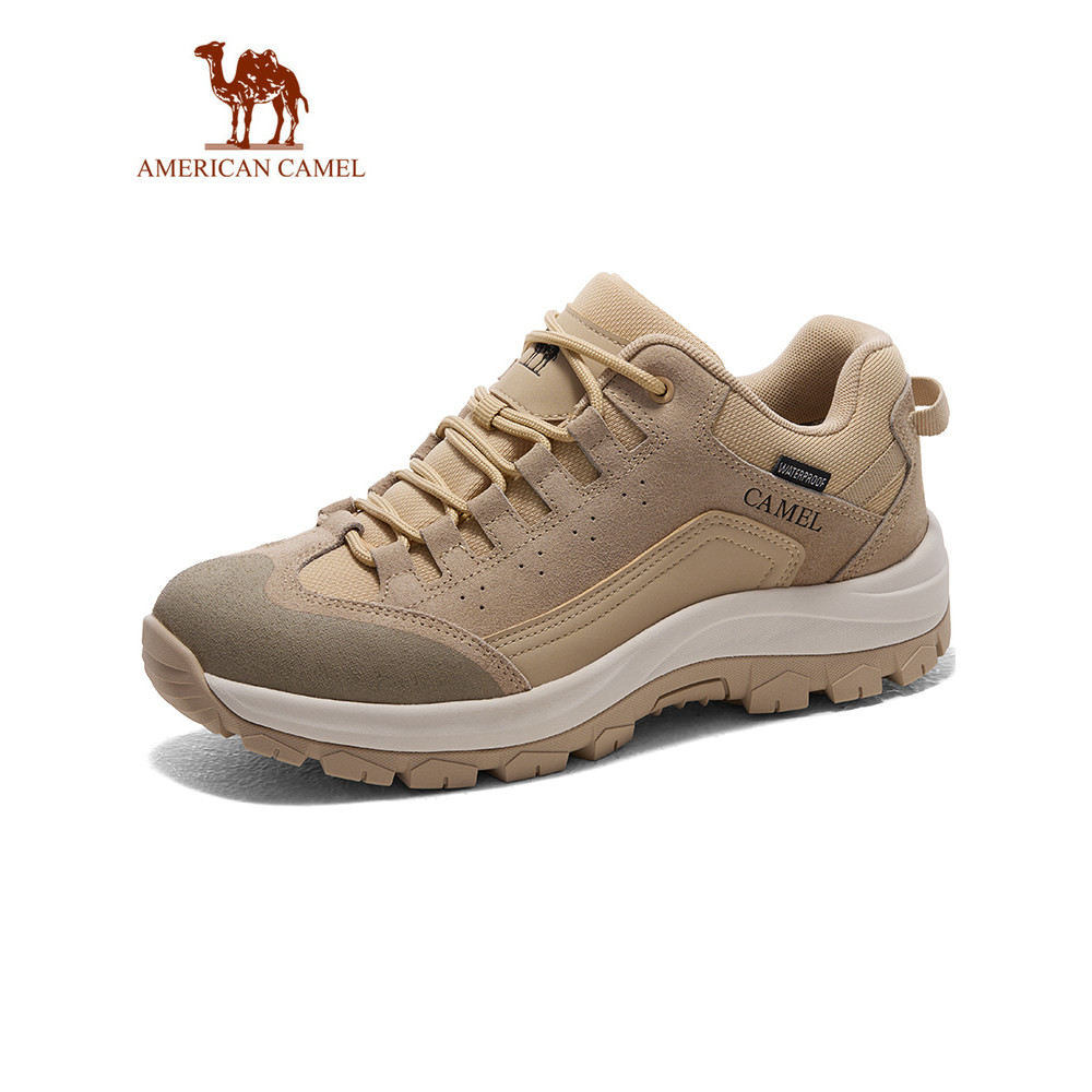 AMERICAN CAMEL รองเท้าเดินป่าพื้นหนาสำหรับกลางแจ้ง