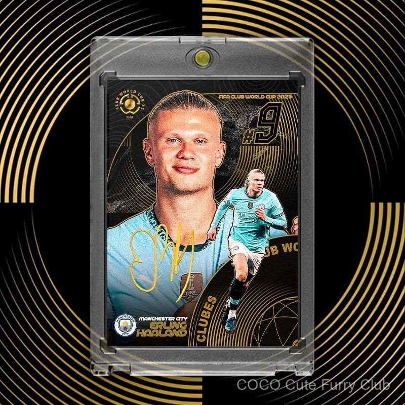 Original Manchester City Harland World Club Cup ที่ระลึกโฮมเมด Harland Fan Collection ที่ระลึกการ์ดดาราฟุตบอล