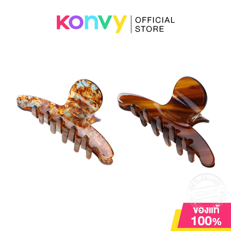 KVY Hair Clip Classical เควีวาย กิ๊บหนีบผม ดีไซน์สวยคลาสสิค (Blue-Brown/Caramel)