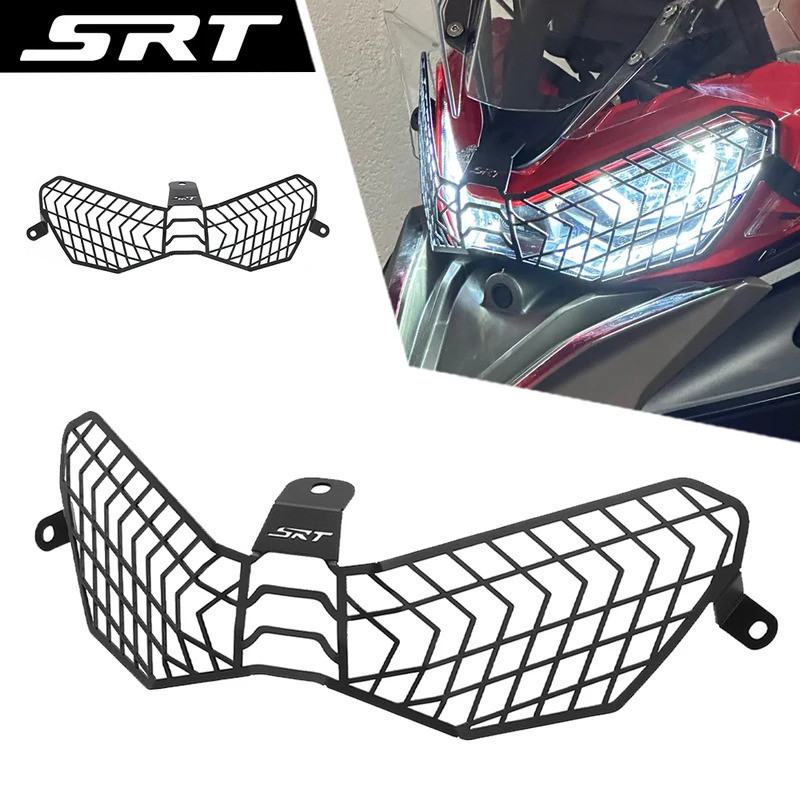 ใหม่ไฟหน้ารถจักรยานยนต์ Grille Guard Cover ป้องกันย่างสําหรับ QJMOTO SRT750 SRT750X SRT 750X 800 SRT