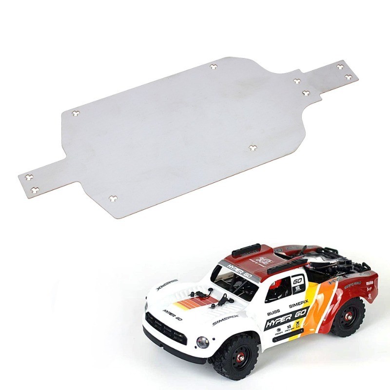 MJX เอ็มเจเอ็กซ์ 14211 เปลือกรถแชสซียามสแตนเลสป้องกันรอยขีดข่วนด้านล่างเกราะเคลือบ มจx14211อุปกรณ์เส