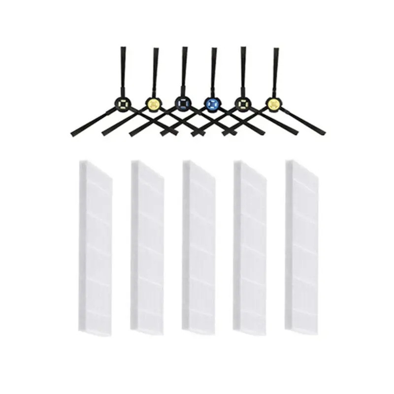 เครื่องดูดฝุ่น HEPA Filter แปรงด้านข้างสําหรับ ILIFE B5 Max หุ่นยนต์เครื่องดูดฝุ่นอุปกรณ์เสริมเปลี่ย