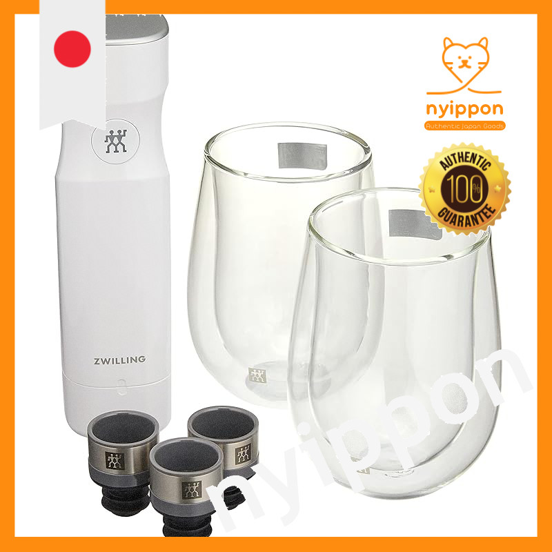 Zwilling Fresh & Save Wine Sealer Gift Set - Vacuum Preservation and Oxidation Prevention Wine Gift 