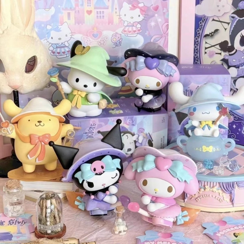 เครื่องประดับกล่องตาบอด Sanrio Magic Story, Melody Kuromi Pachaoo , ของขวัญวันเกิดสําหรับเด็กหญิงและเด็กชาย