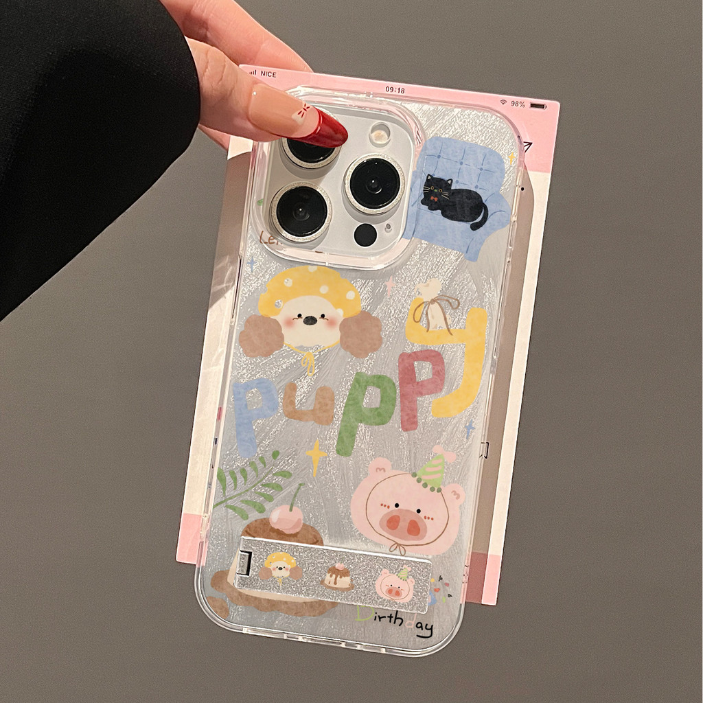 เคสโทรศัพท์พร้อมขาตั้งสําหรับ VIVO IQOO U5X VIVO Y1S Y20S Y93 U10 Y30 Y01 Y16 T1X Y15C Y20 Y90 1124Y