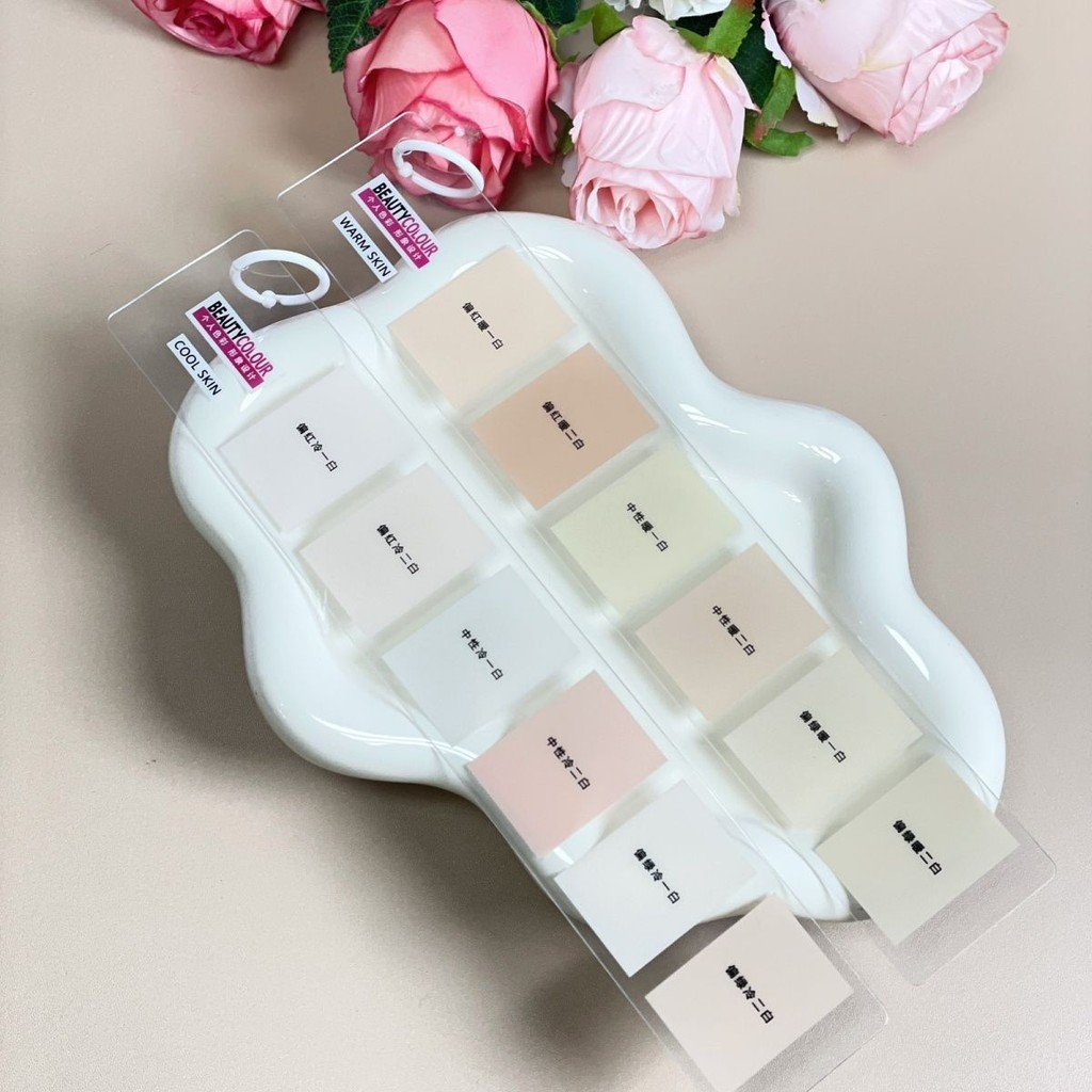 สีส่วนตัว Skin Tone Test Skin Tone Card 8.14