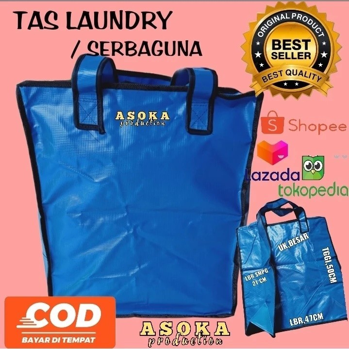 LOKAL ถุงซักผ้าผ้าใบกันน้ํา MULTIPURPOSE LAUNDRY Bag SHOPPING Bag//EVENLY FRIENDLY LAUNDRY Bag PRODU