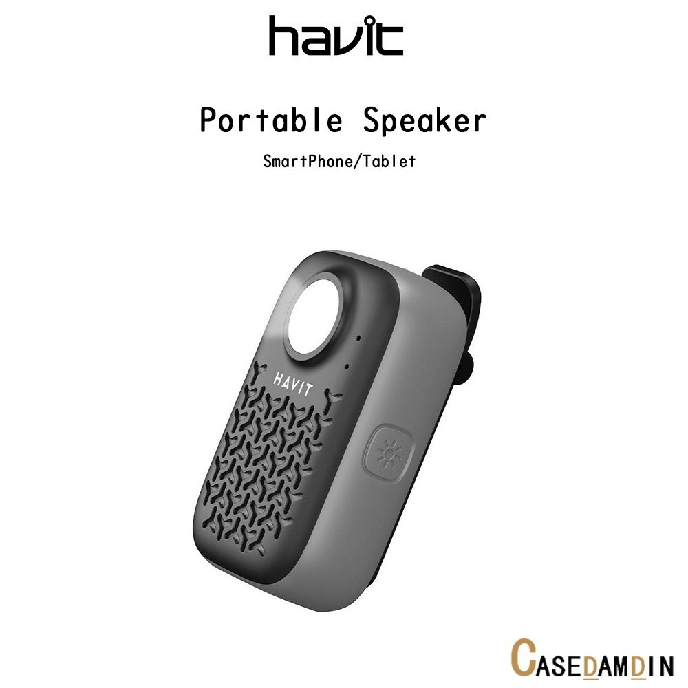 HAVIT SK868BT Portable Speaker With Flashlight ลำโพงบูลทูธพร้อมไฟฉายเกรดพรีเมี่ยม สำหรับSmartPhone/i