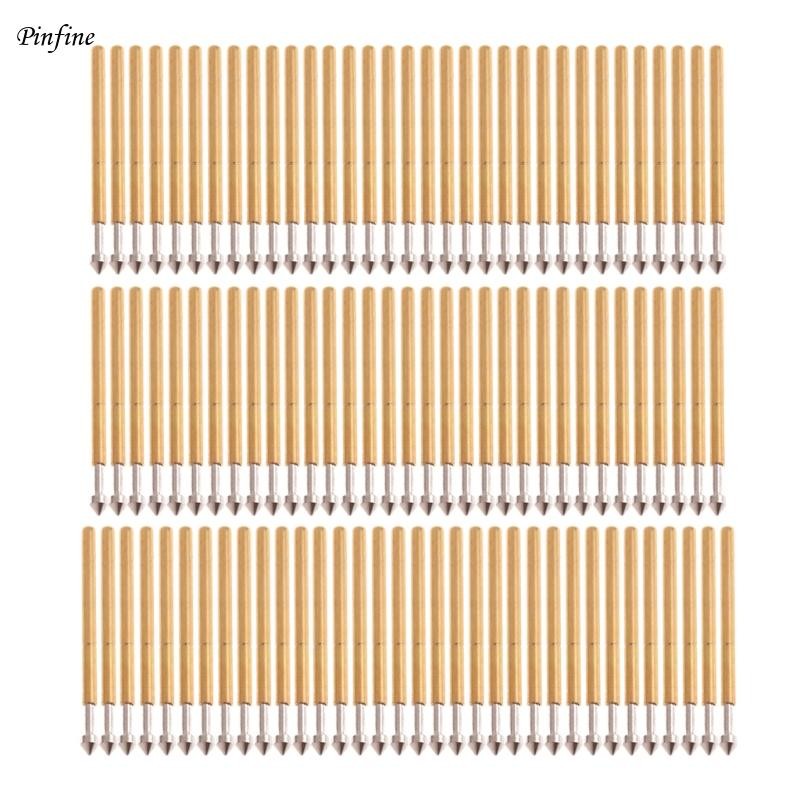 Pinfine Test Probe 100 ชิ้นสปริง Test Probe Pogo Pin P75-E2 Dia 1 3 มิลลิเมตรวัสดุคุณภาพ