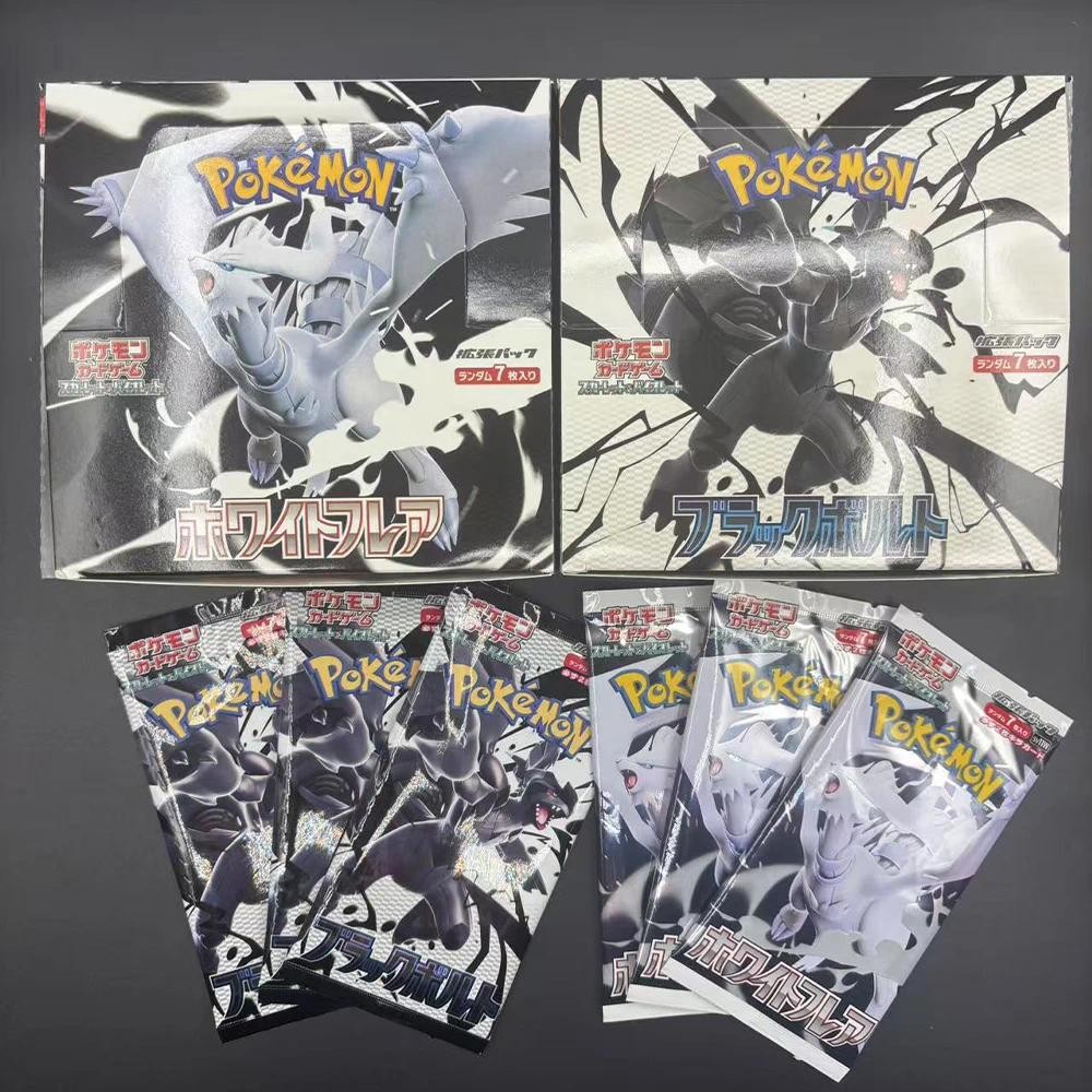 140 ชิ้น/เซ็ต Pokemon การ์ด SV11 สีขาว Flare สีดํา Bolt JPN Self Made การ์ดเดี่ยวเกมคลาสสิกอะนิเมะการ์ดของเล่น