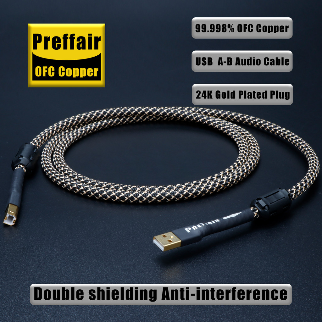 สาย usb วงแหวนแม่เหล็ก Accuphase สาย USB2.0 A to B Data Cable for canner, Laptop, Fax Machine, คอมพิ