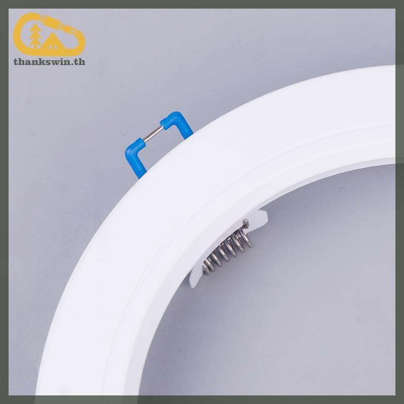 Thankswin LED Downlight Spotlight วงเล็บขาตั้งอะแดปเตอร์โคมไฟ Shade แหวนรูขยายสีขาวกรอบด้านนอกตัด Remedial วงกลม th ราคา ถูกที่สุด ดีลบีเคเค แกลเลอรีภาพที่ 5