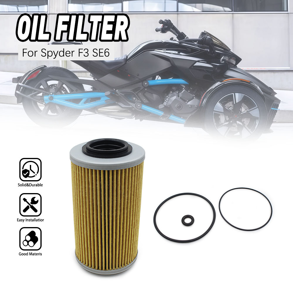 กรองน้ํามันรถจักรยานยนต์สําหรับ Can-Am Spyder F3 RT-S SE5 SE6 SM6