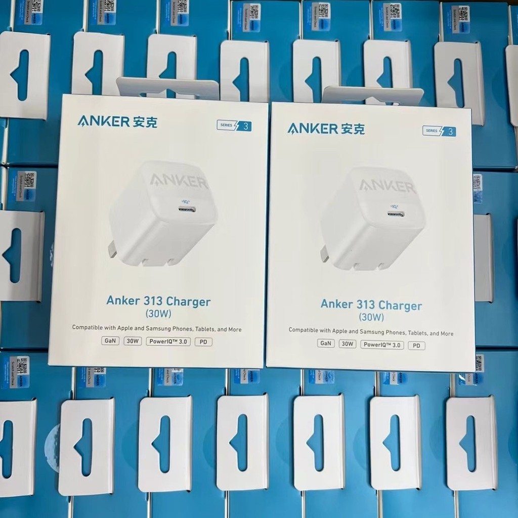Anker Anker Anker 313 Gallium Nitride 30W Charger PD Fast Charger เหมาะสําหรับ Apple 16 โทรศัพท์มือถ