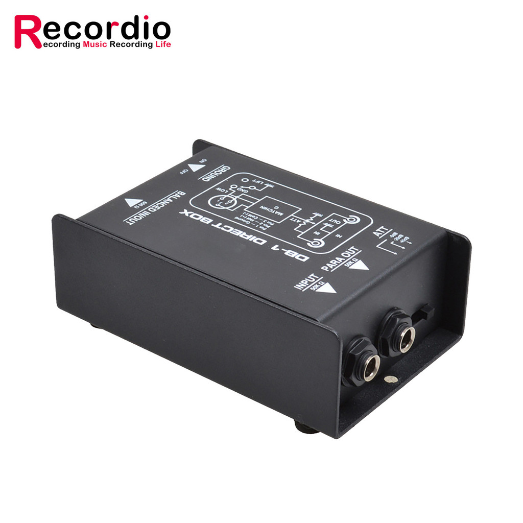 DI Box DIRECT DIRECT BOX Impedance Conversion DI BOX DI Effect Audio Isolator Passive DI Box