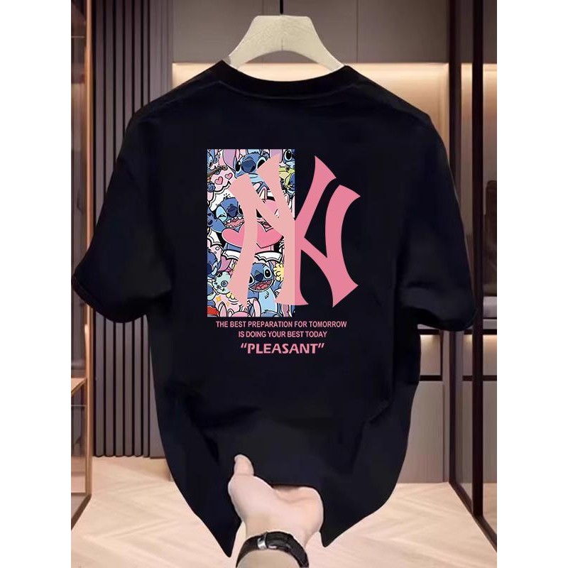 Cool Mens Distro เสื้อยืด Retro Oversize เสื้อยืดผู้ชายสีดําผ้าฝ้าย 100% 24S C1685