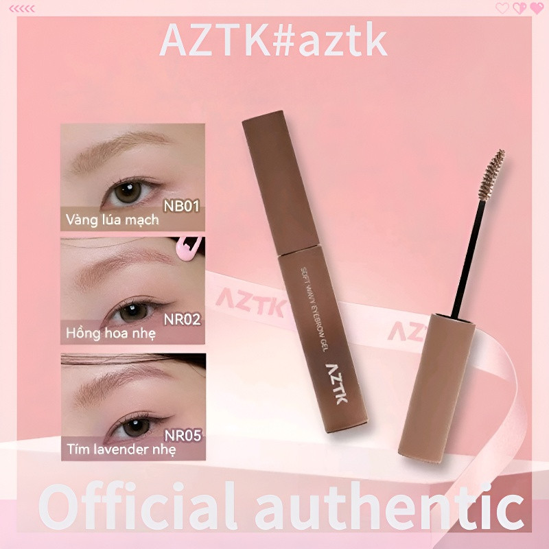 AZTK Cloud Mist Eyebrow Dyeing Cream Is Not Easy To Stain For Beginners To Color Wild Eyebrows Naturally Light