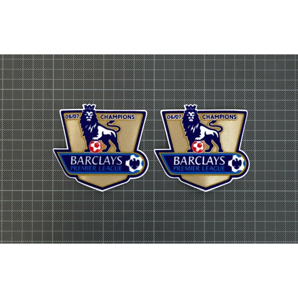 อาร์มทอง 06-07 กำมะหยี่ พรีเมียทอง Patch Premier League Gold Champions Patches/Badges 2006-2007 Manc