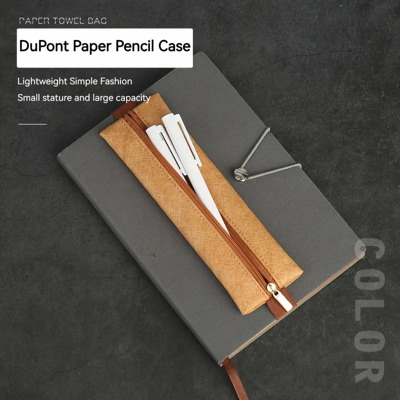 1ชิ้นมินิกระเป๋าดินสอเรียบง่ายสีธรรมดาชุดกรณีดินสอพร้อมสายรัดขนาดเล็กแบบพกพาเครื่องเขียนถุงเก็บ