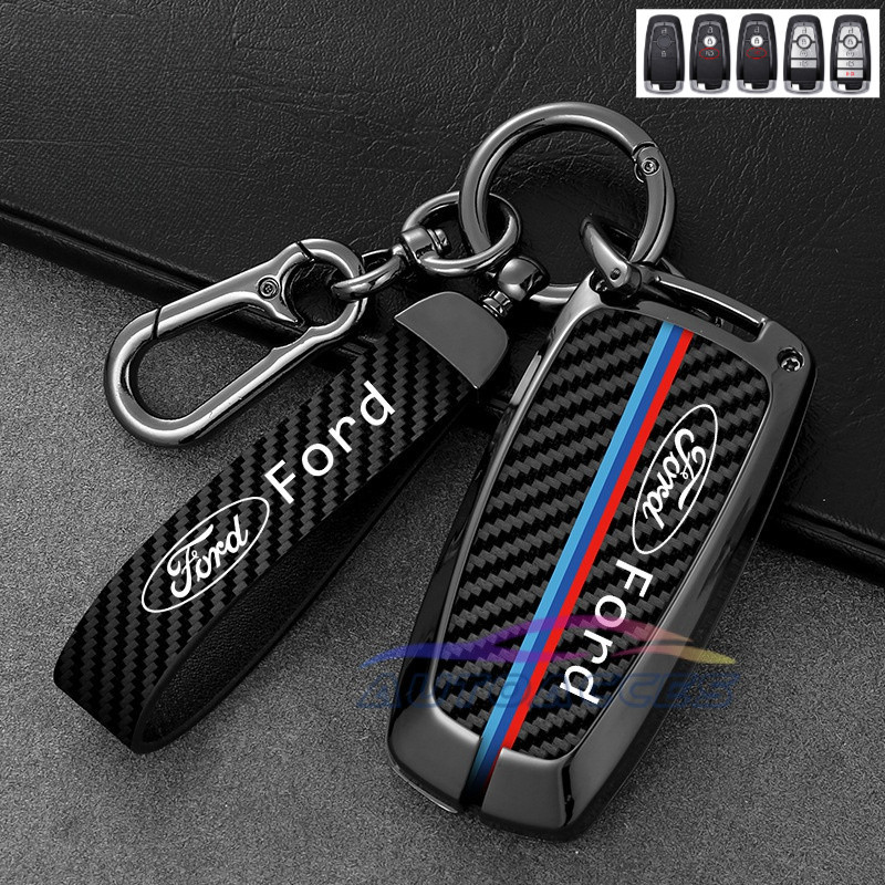 ฝาครอบกุญแจรีโมทสําหรับ Ford Ranger Sprot 2023 Ranger Raptor 150/ Everest/Fx4 Max/Wildtrak/Xlt/ Xl/Ecosport/Mustang Full Protection Key Fob Casing
