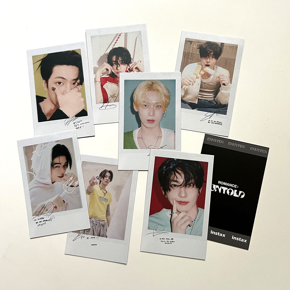 1-10pcs EN ROMANCE UNTOLD Album Lomo Card Dicon Photocards MEMORABILIA DIMENSION：ANSWER MUSIC FOREST