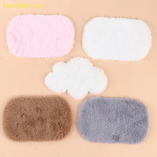 Timehee 1:12 Dollhouse Miniature Plush พรมพรมห้องนั่งเล่นเฟอร์นิเจอร์ตกแต่งบ้าน TH