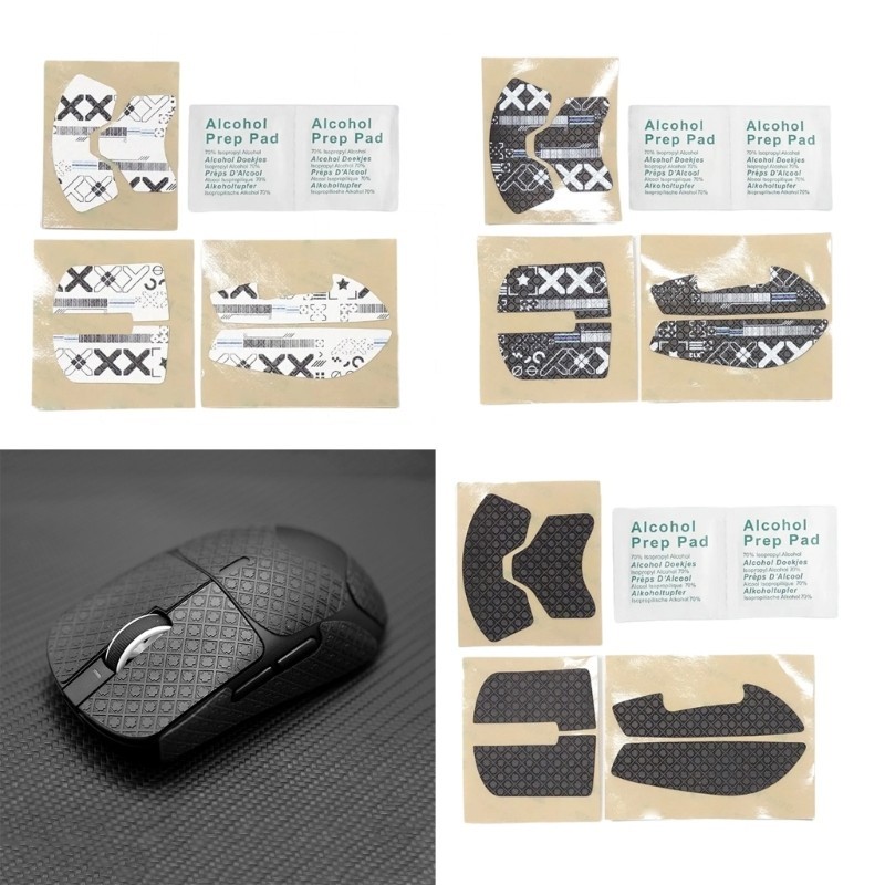 Flov4 เมาส์ Grip สติกเกอร์เทปสําหรับ VGN VXE เมาส์การควบคุมที่แม่นยํา Pre Cut Antislip