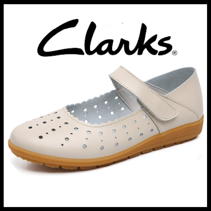 Ready STOCK รองเท้าผู้หญิง รองเท้าหนังลําลองผู้หญิง Clarks_ สุภาพสตรีรองเท้า Boat Shoes Flat Shoes ผ